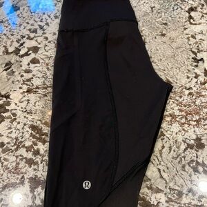 Lululemon leggings with mesh